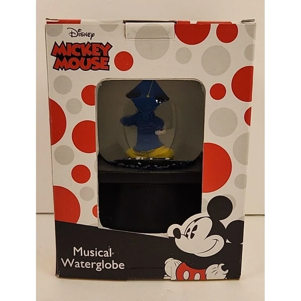 Disney Mickey Mouse 2017 Graduation Musical Waterglobe Snow Globe New in Box